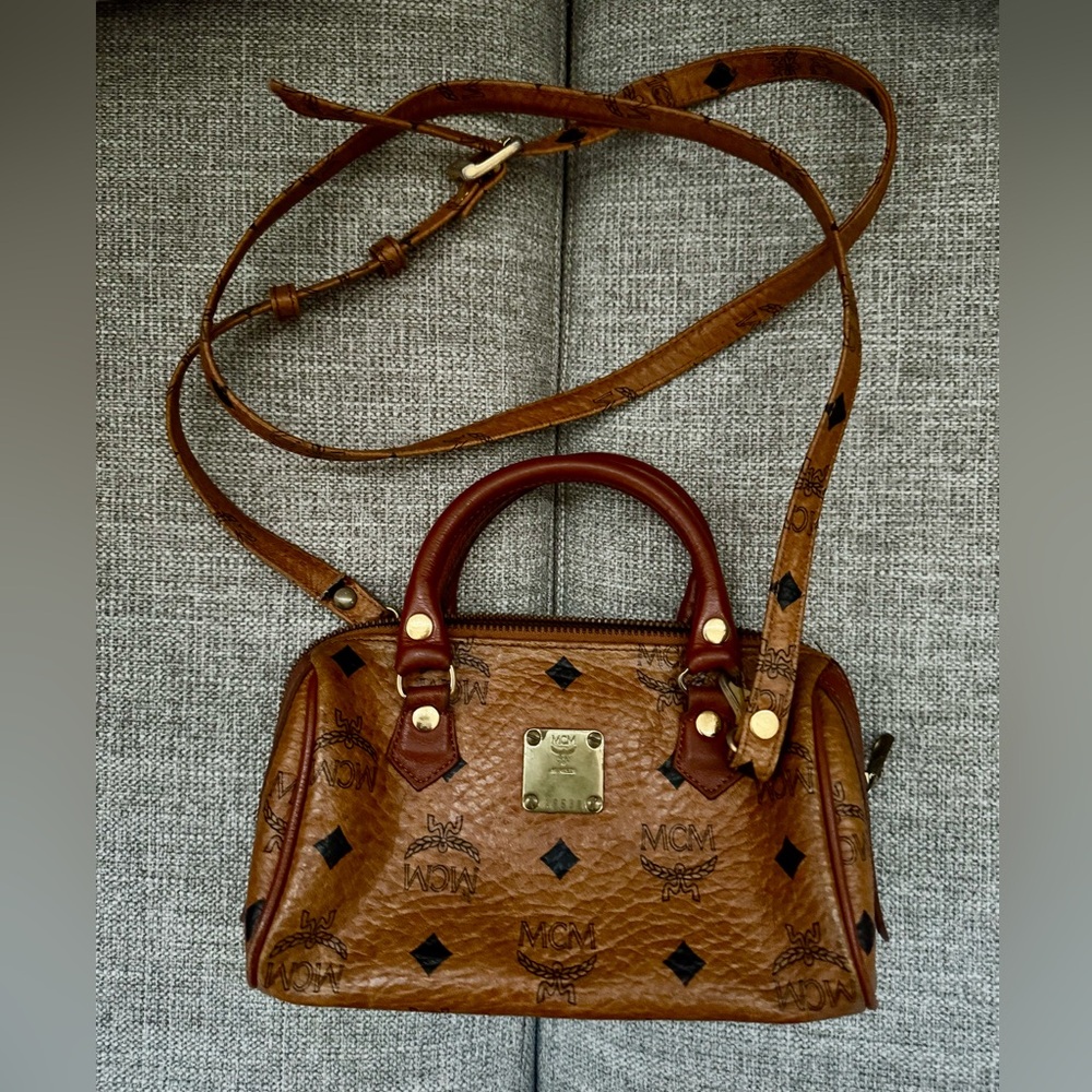 MCM Mini Nano Style Leather Bag